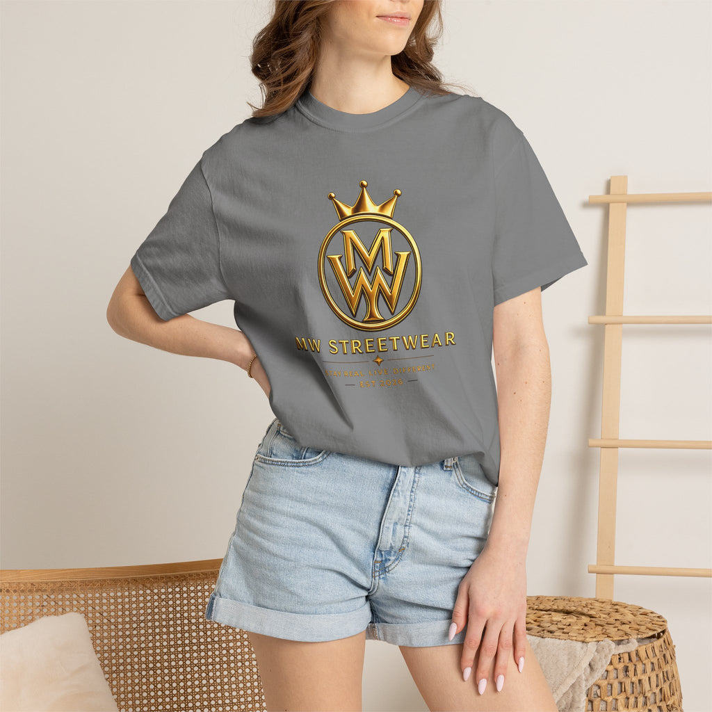 Streetwear T-Shirt — MW Streetwear Gold Crown Logo