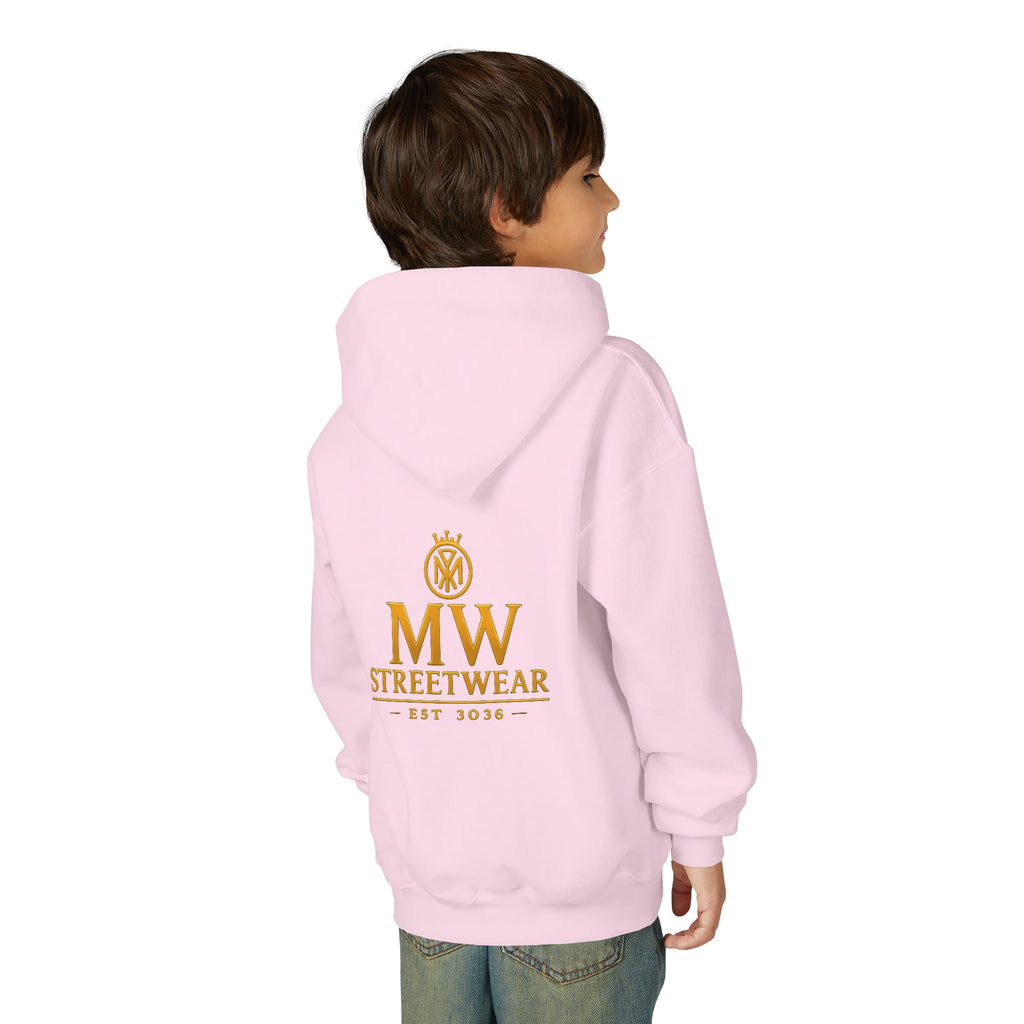 Youth Hoodie — MW Streetwear Gold Logo Pullover
