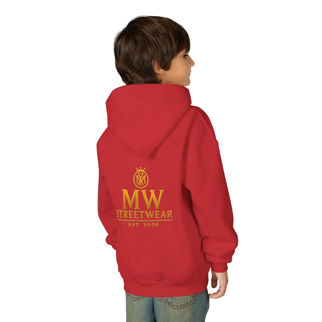 Youth Hoodie — MW Streetwear Gold Logo Pullover