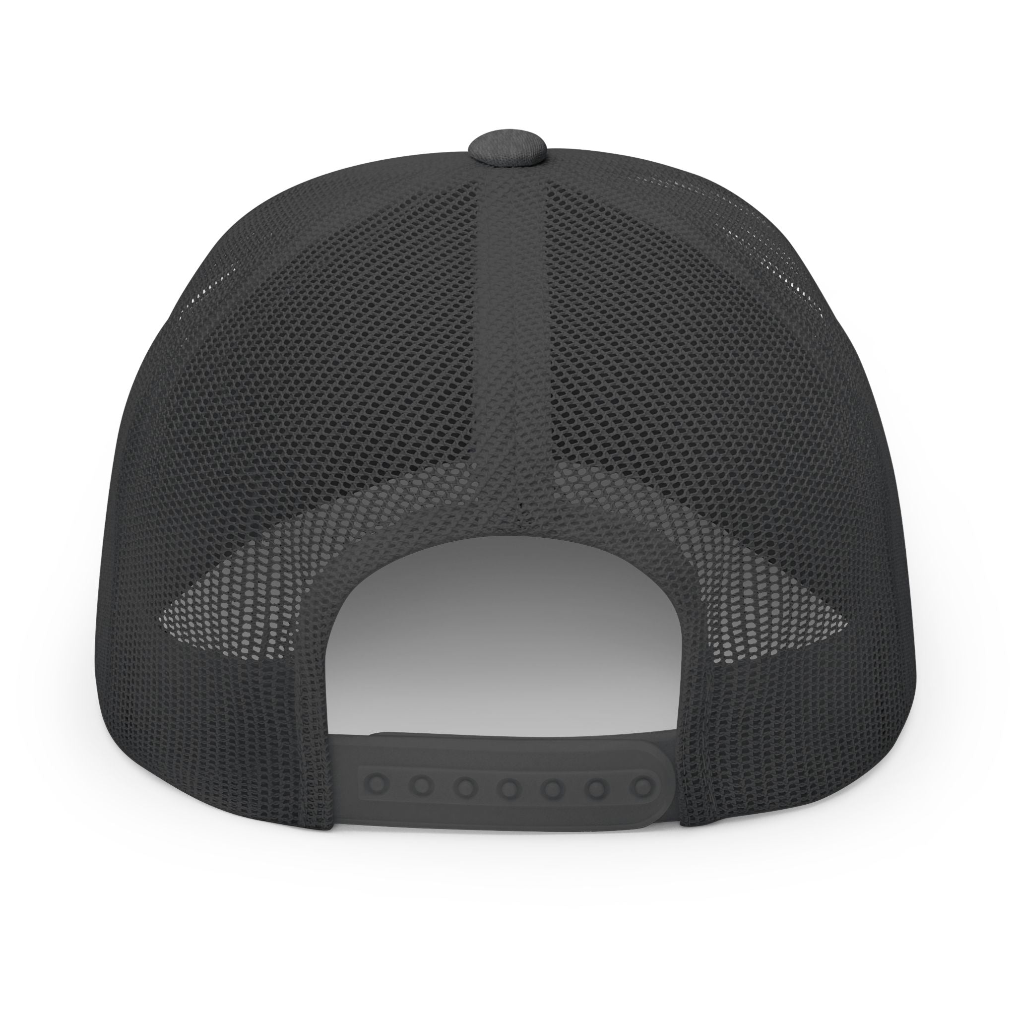 Embroidered Trucker Cap — Gold Crown Patch Snapback