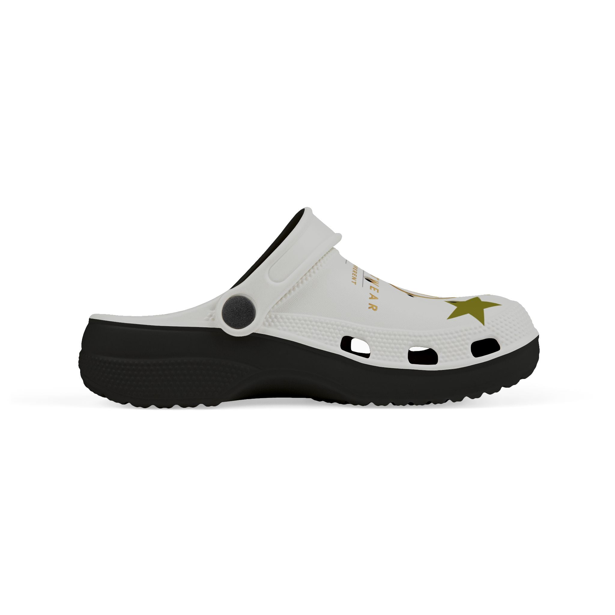 Kids Clogs — Gold Crown "MW Streetwear" EVA Foam Slip-Ons