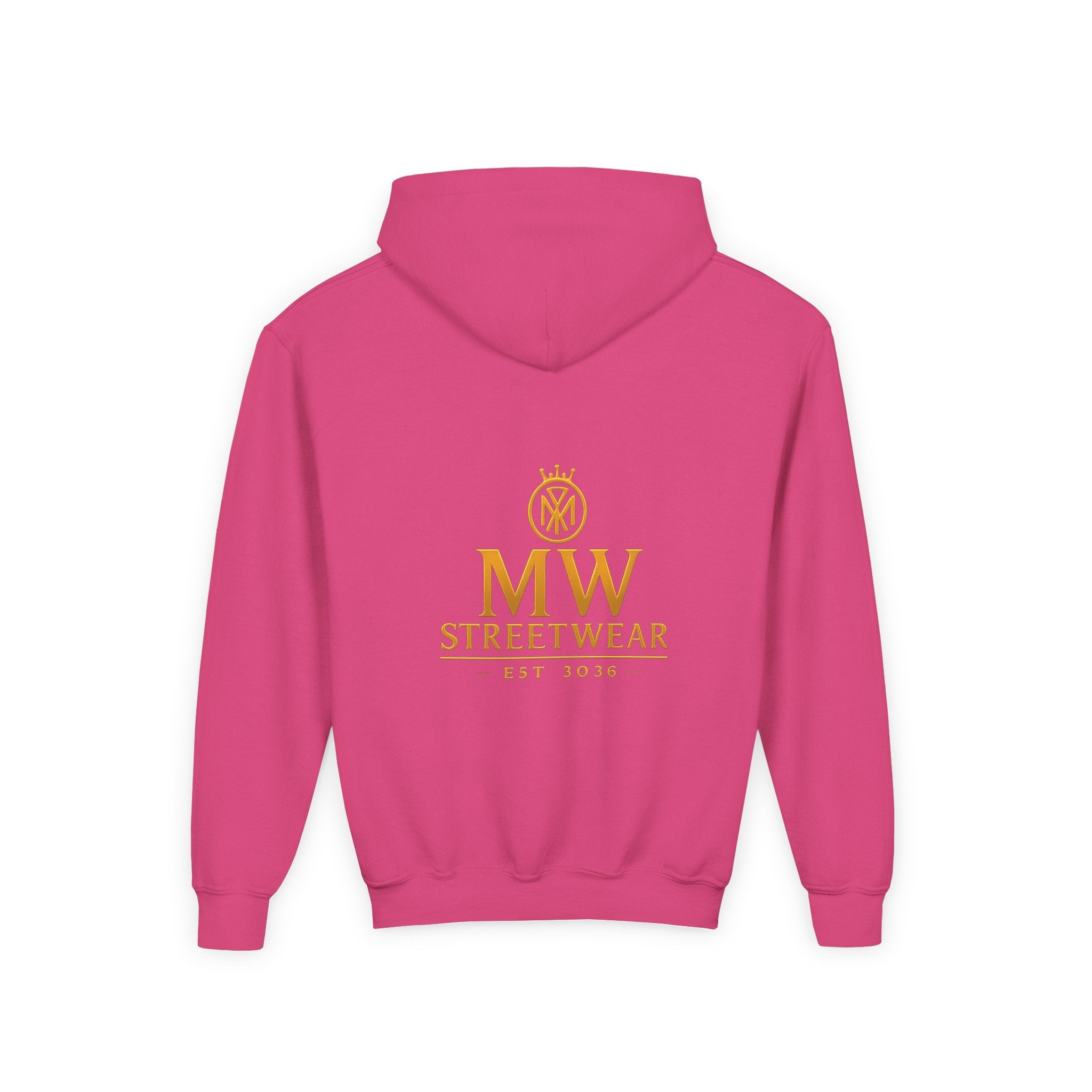 Youth Hoodie — MW Streetwear Gold Logo Pullover