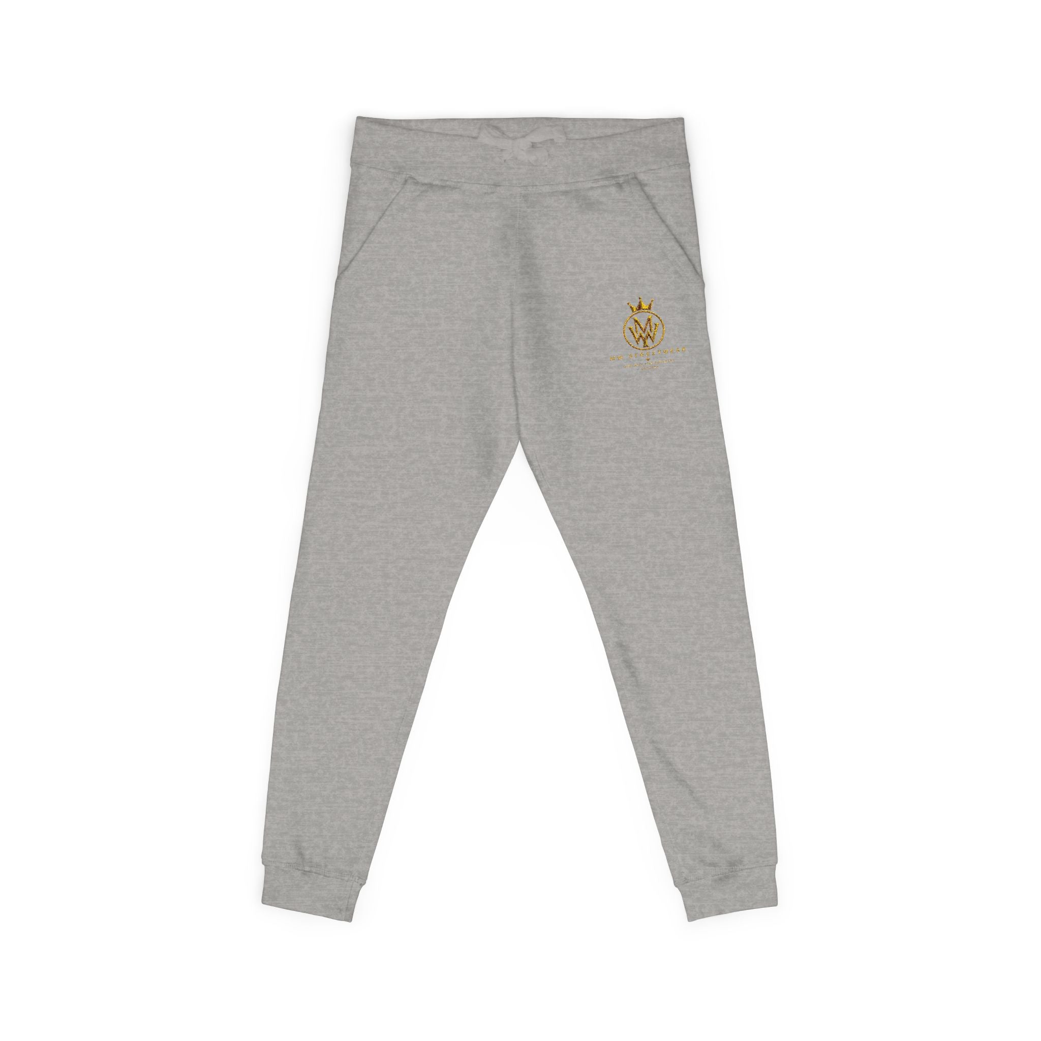 Embroidered Gold Bee Fleece Sweatpants – Cozy Casual Joggers