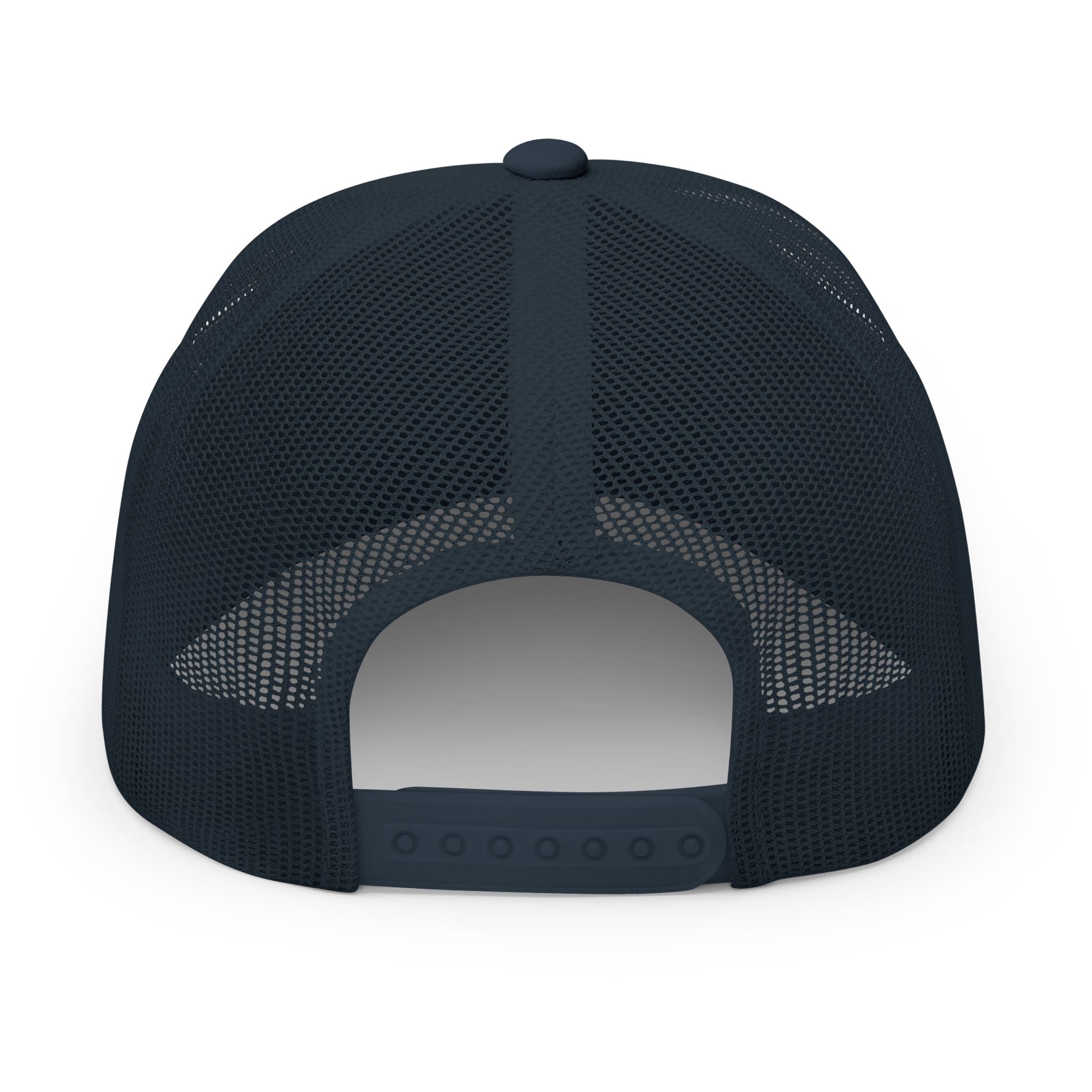 Embroidered Trucker Cap — Gold Crown Patch Snapback