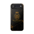 Biodegradable Phone Case — Black Marble MW Streetwear Logo, Eco-Friendly Protective Cover