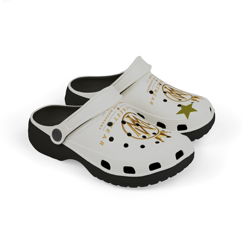 Kids Clogs — Gold Crown "MW Streetwear" EVA Foam Slip-Ons