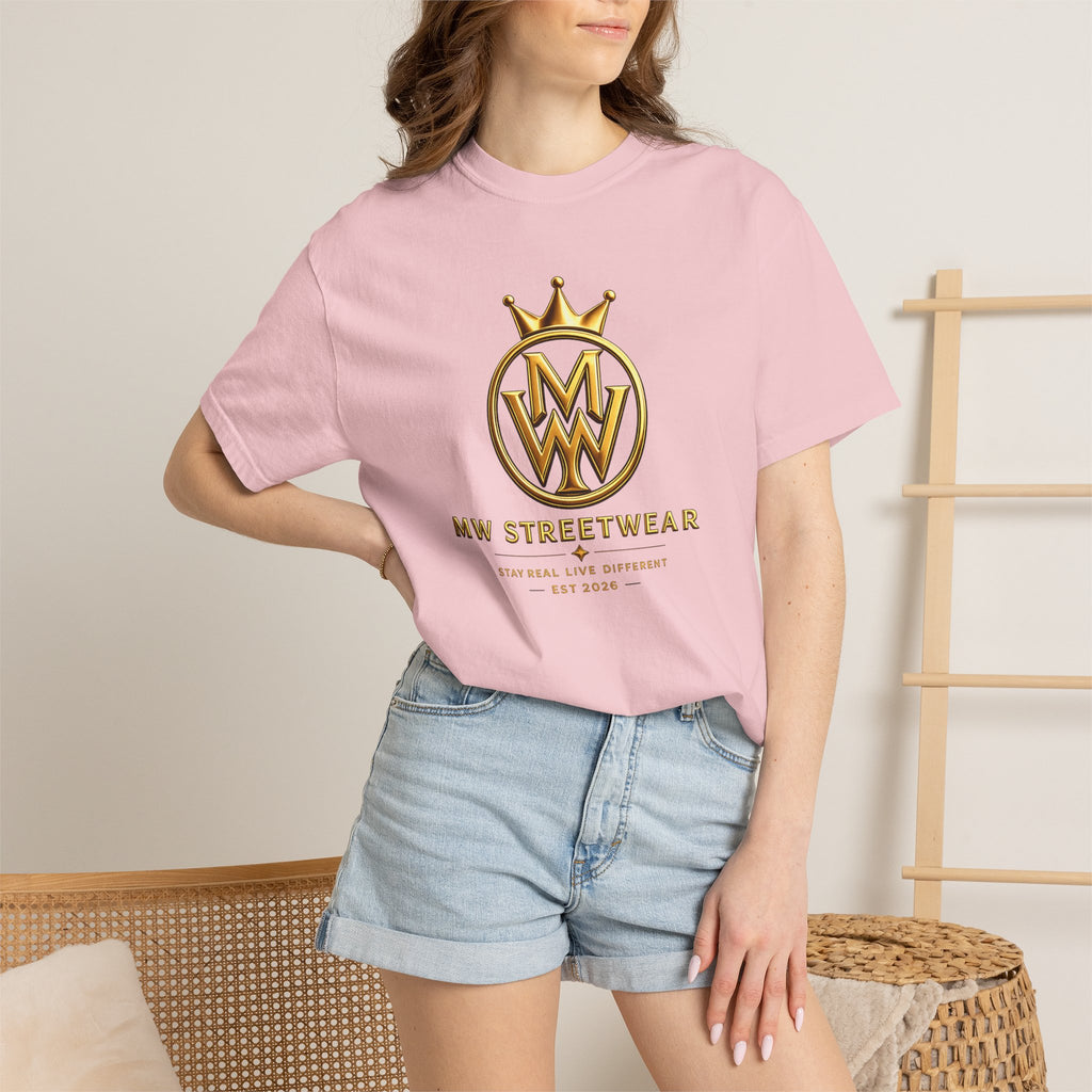 Streetwear T-Shirt — MW Streetwear Gold Crown Logo