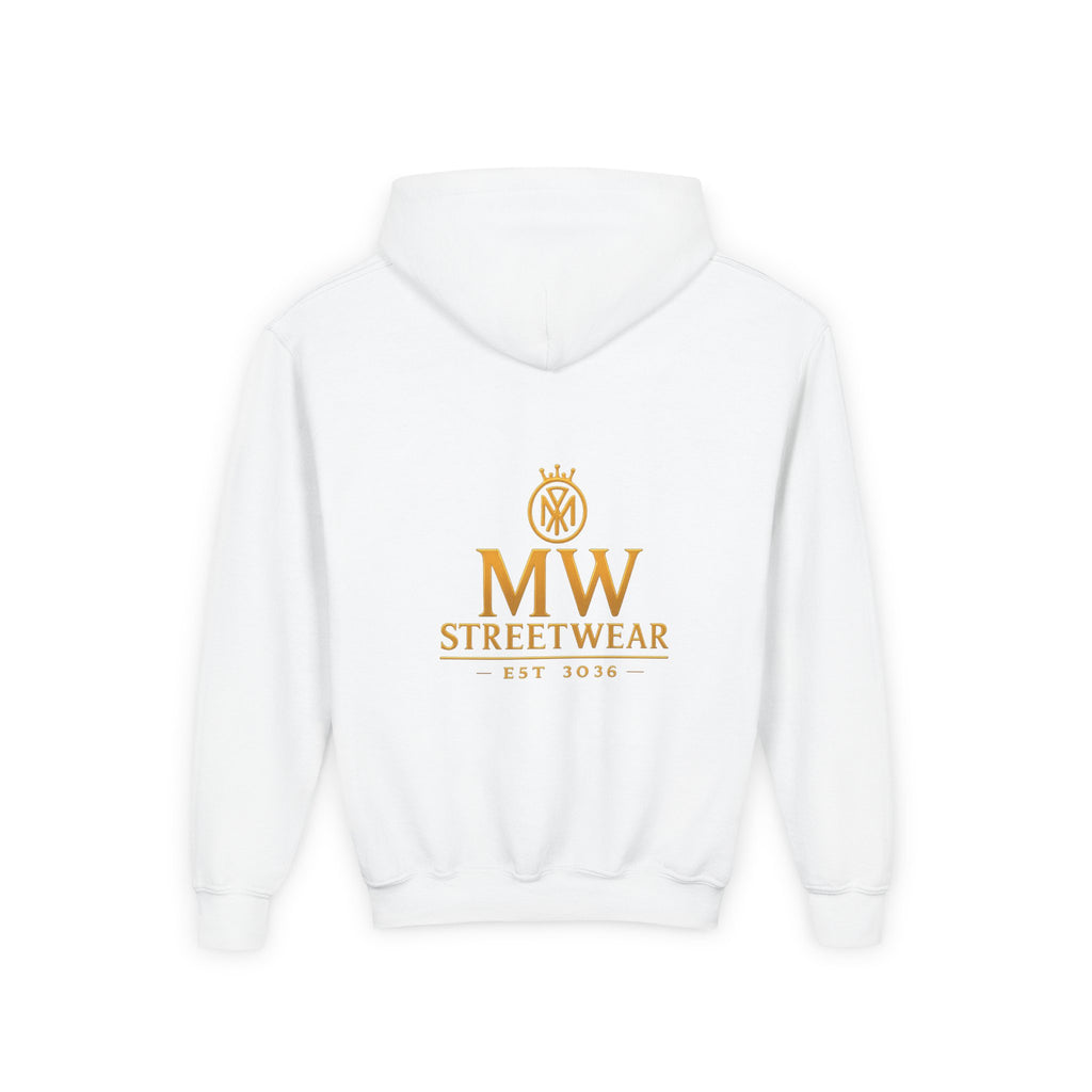 Youth Hoodie — MW Streetwear Gold Logo Pullover