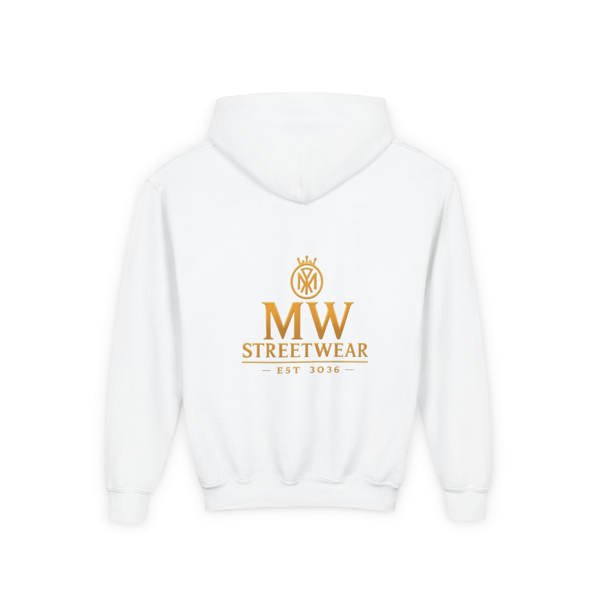 Youth Hoodie — MW Streetwear Gold Logo Pullover