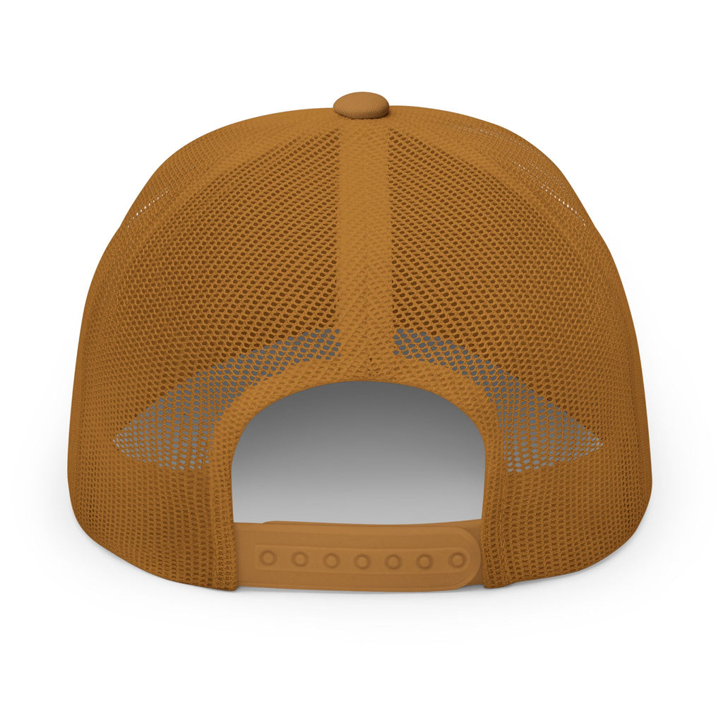 Embroidered Trucker Cap — Gold Crown Patch Snapback