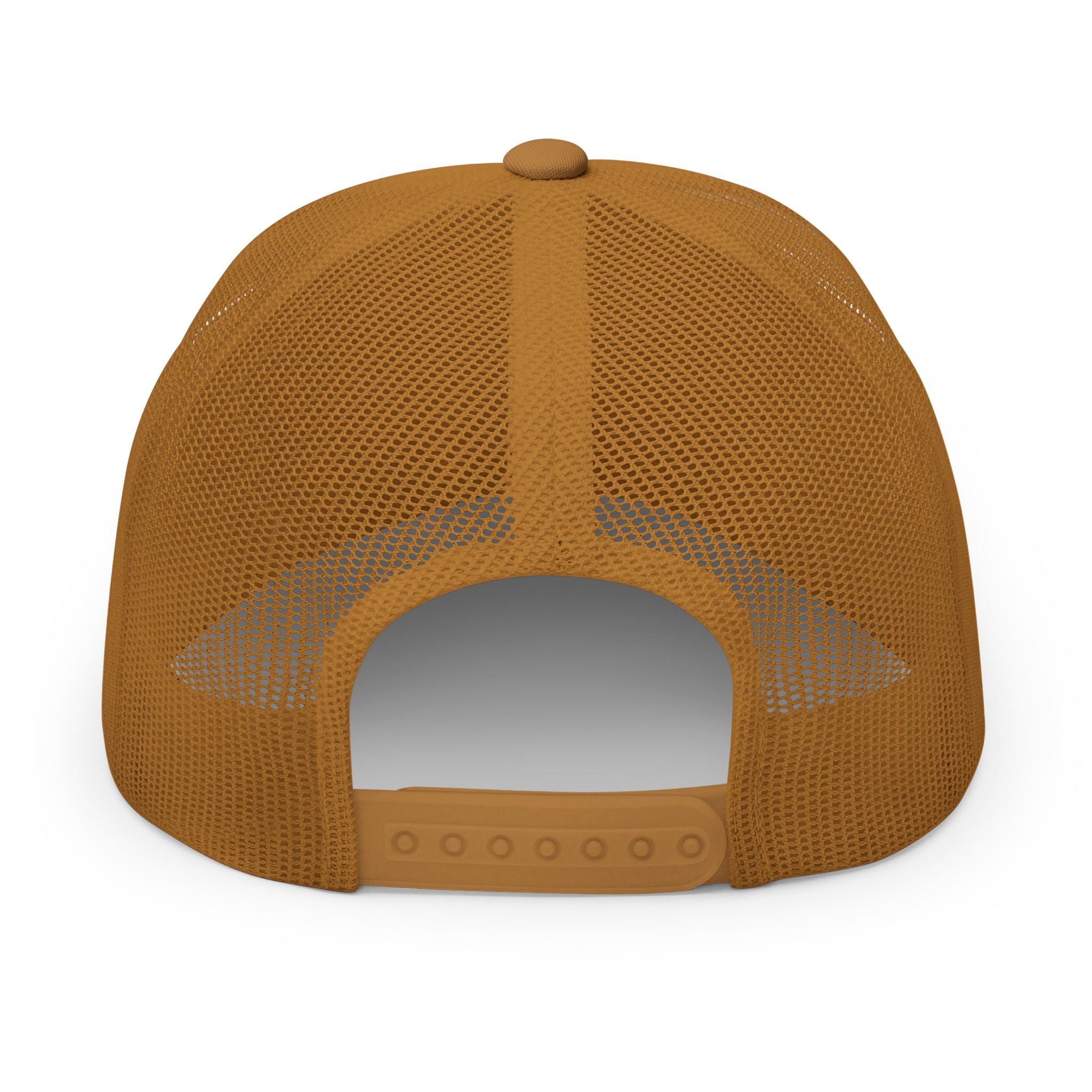 Embroidered Trucker Cap — Gold Crown Patch Snapback