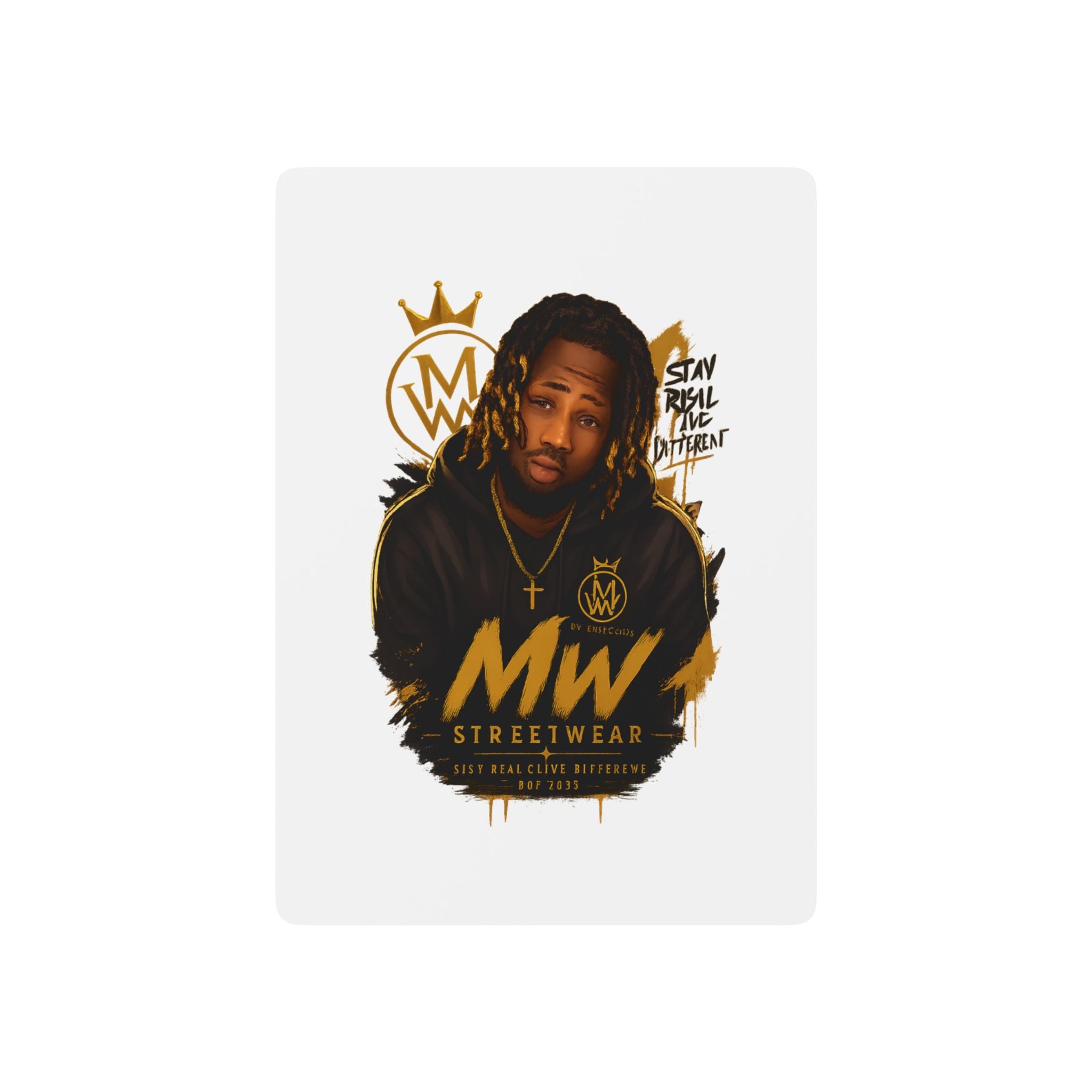 Streetwear Poker Playing Cards — 'Stay Real' Designer Card Deck