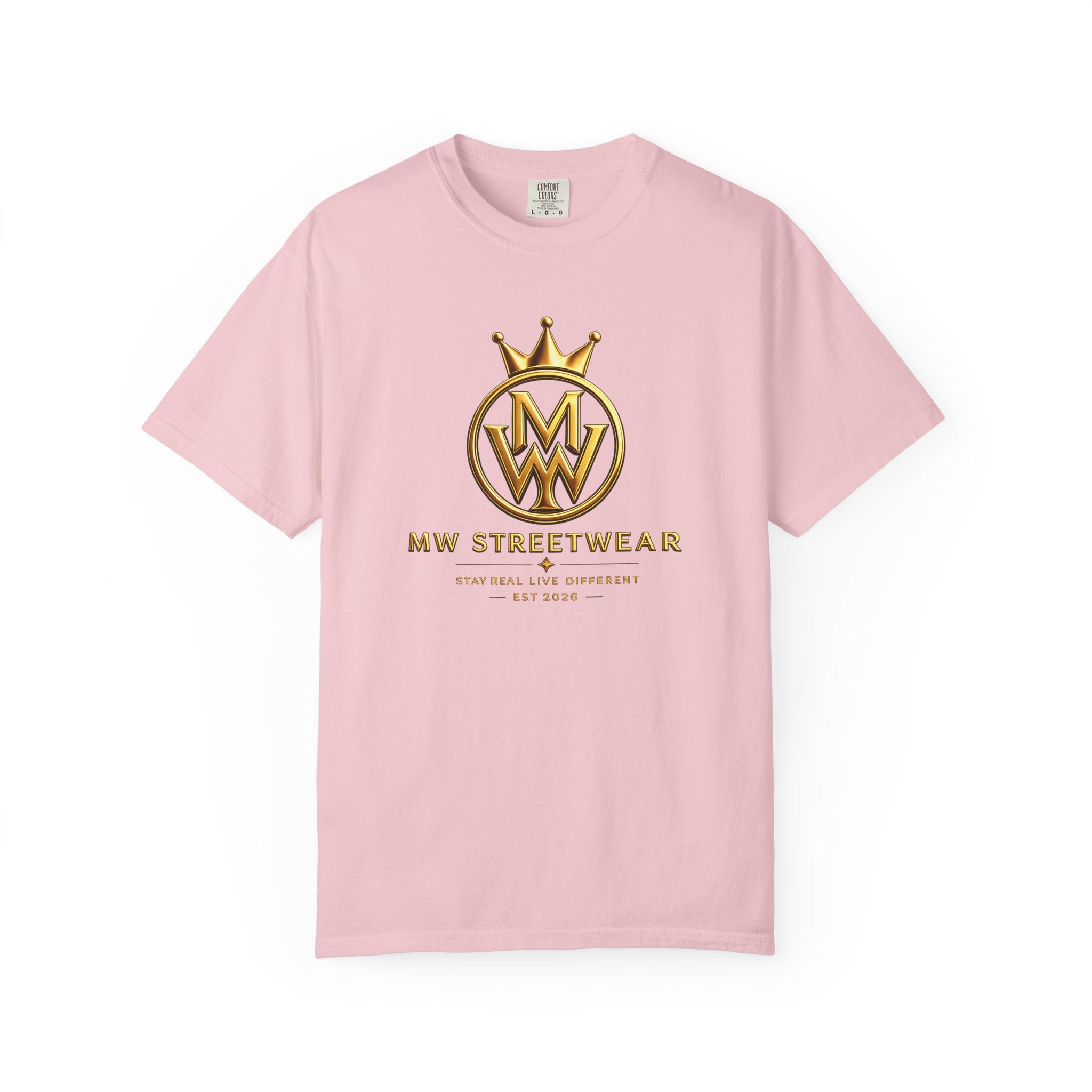 Streetwear T-Shirt — MW Streetwear Gold Crown Logo