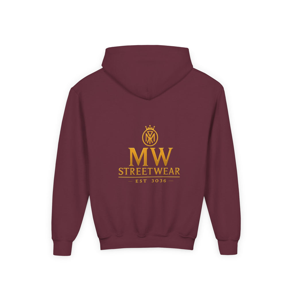 Youth Hoodie — MW Streetwear Gold Logo Pullover