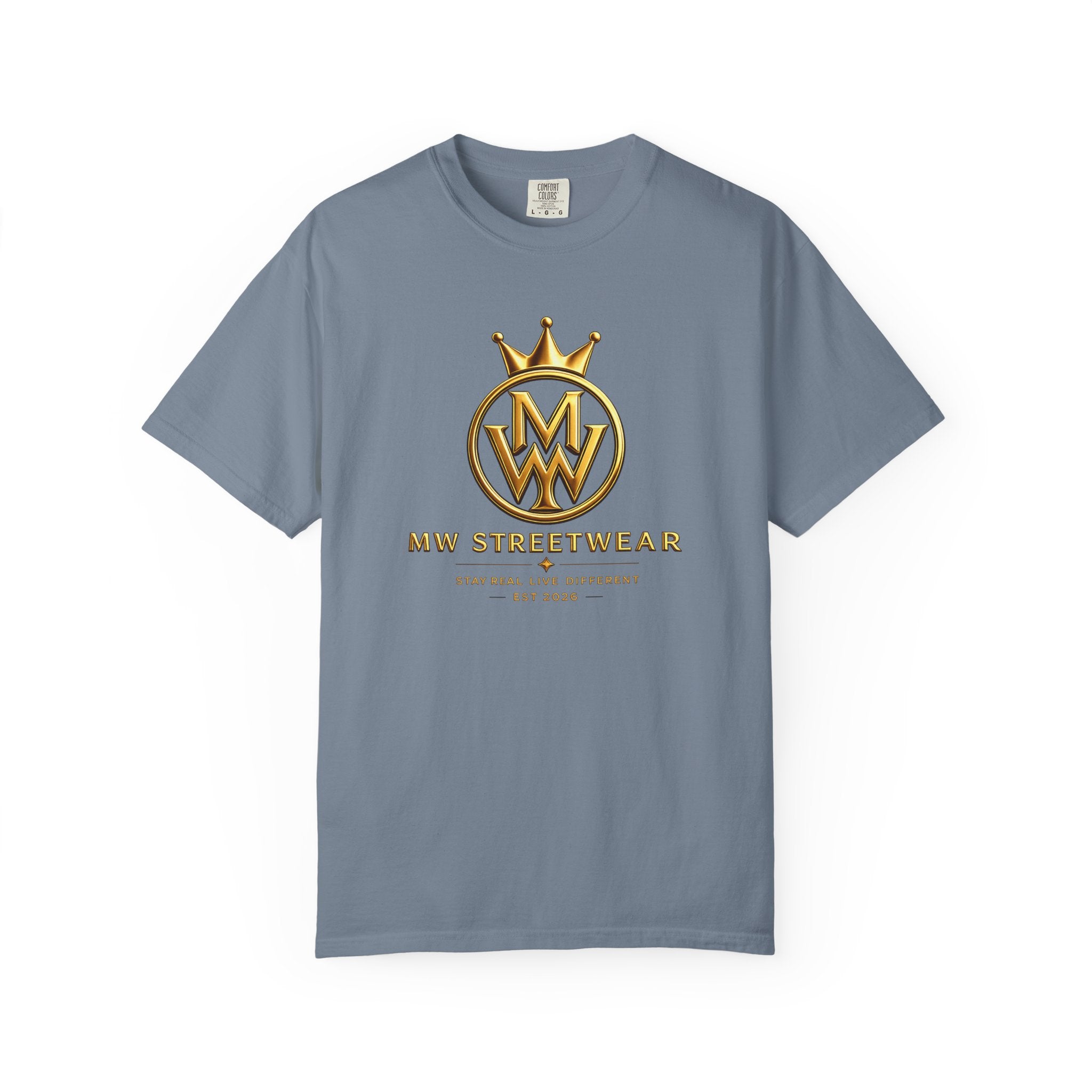 Streetwear T-Shirt — MW Streetwear Gold Crown Logo