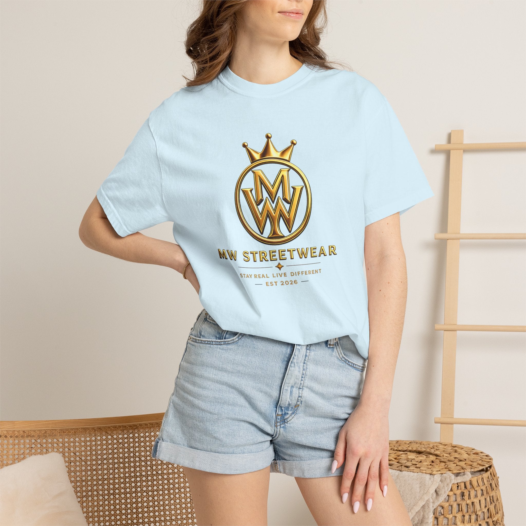 Streetwear T-Shirt — MW Streetwear Gold Crown Logo