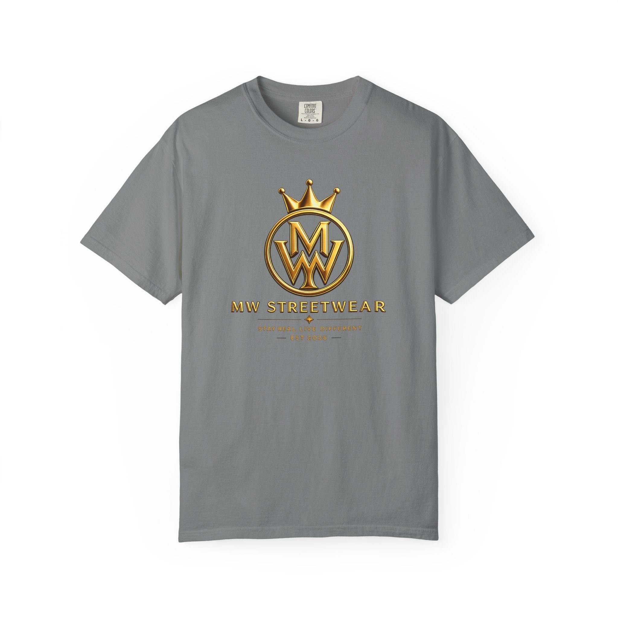 Streetwear T-Shirt — MW Streetwear Gold Crown Logo