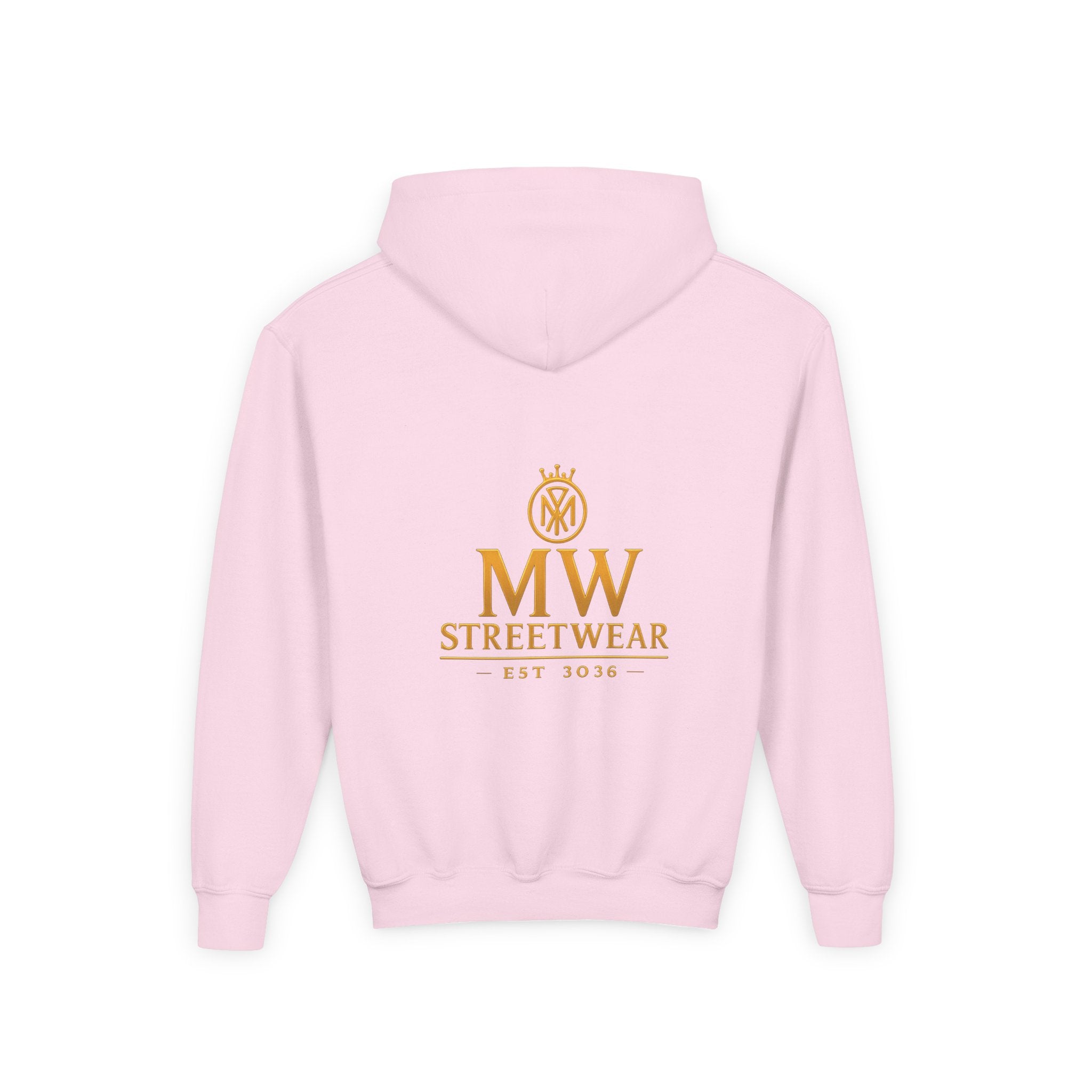 Youth Hoodie — MW Streetwear Gold Logo Pullover